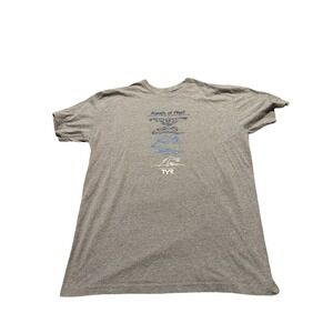 TYR "Always In Front" Unisex Gray T-shirt - NWOT - Large -$29.99